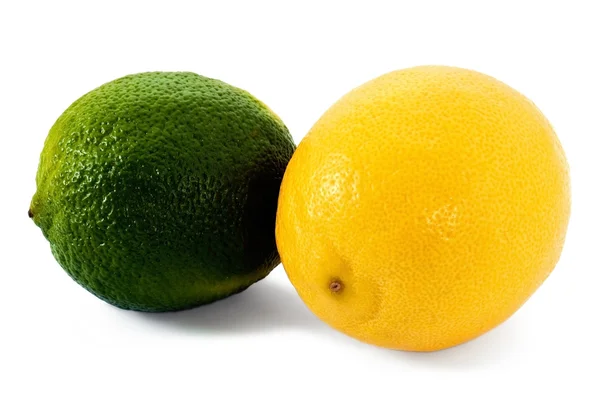 Verse limoen en citroen — Stockfoto