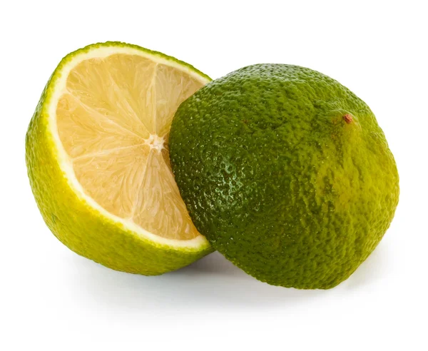 Lime two parts — Stock Photo, Image