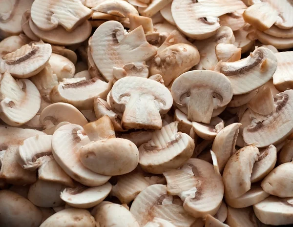 Cuted mushrooms — Stock Photo, Image
