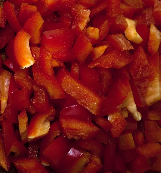 stock image Sweet pepper slices