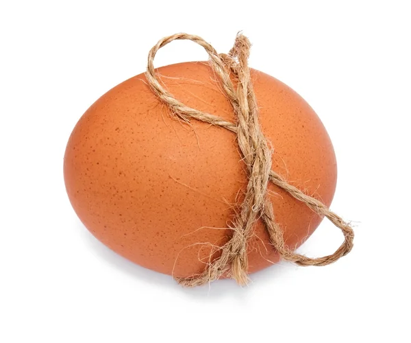 Uovo con fiocco filettato — Foto Stock