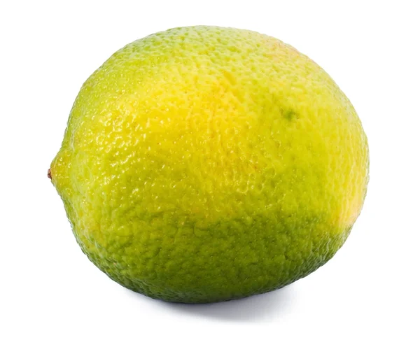 Olgun sarı yeşil limon — Stok fotoğraf