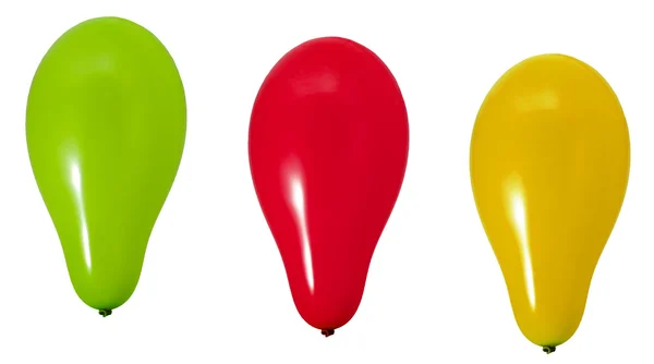 Trzy balony — Zdjęcie stockowe