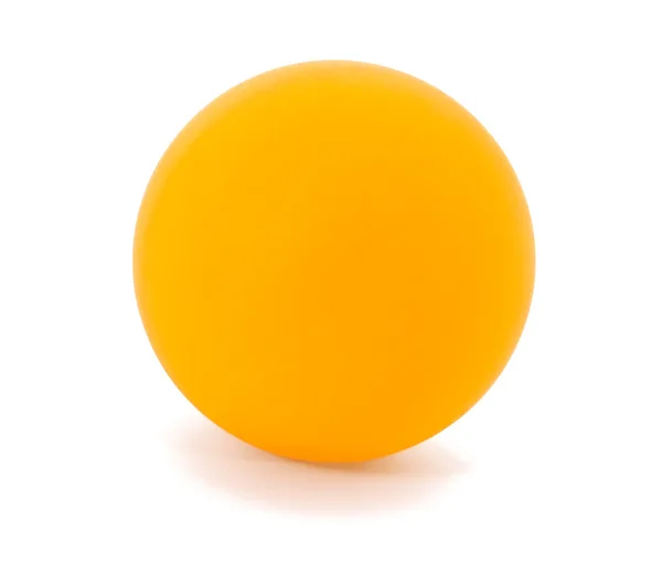Oranžový ping pong míček — Stock fotografie