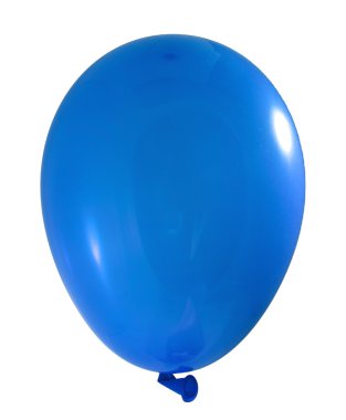 Blue balloon clipart