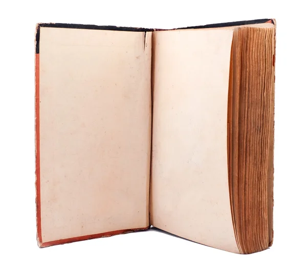 Stará otevřená kniha — Stock fotografie