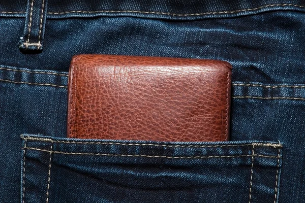 Purse in the pocket — Stock Photo, Image