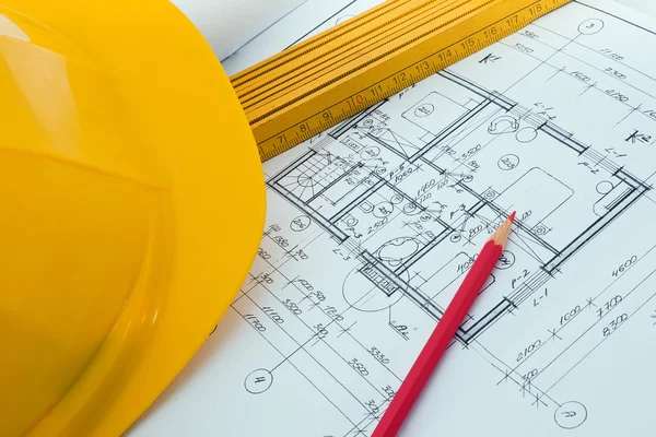 stock image Construction plan