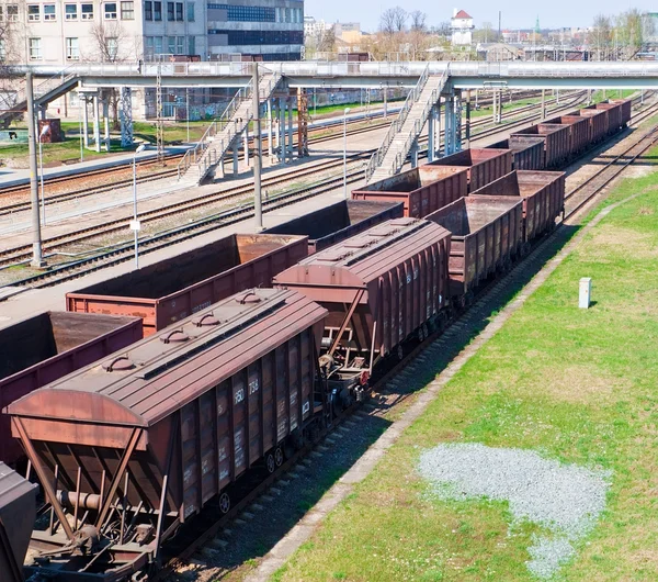 Trenes de carga — Foto de Stock