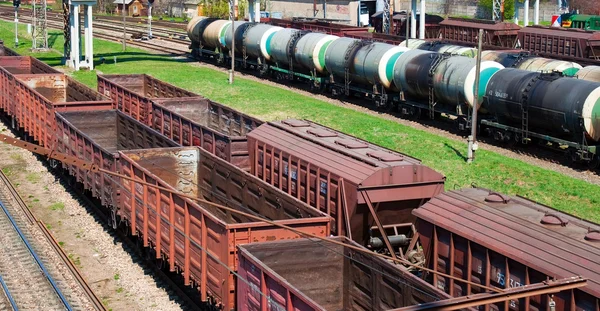 Güterzüge — Stockfoto