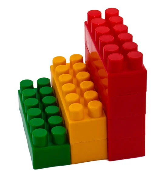 Plastic toy steps — Stock Photo, Image