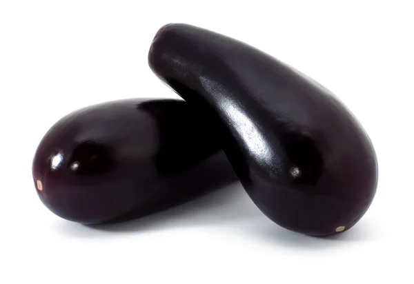 stock image Two eggplants