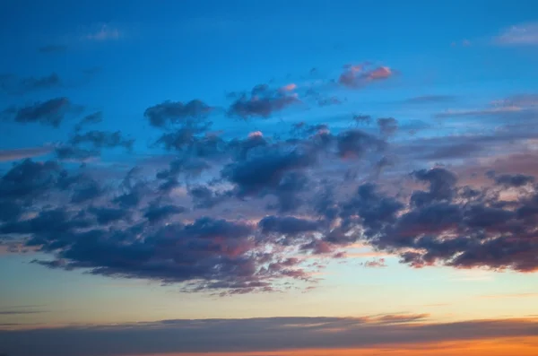 Zachód słońca chmury — Zdjęcie stockowe