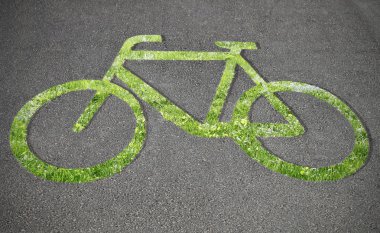 Bicycle sign clipart