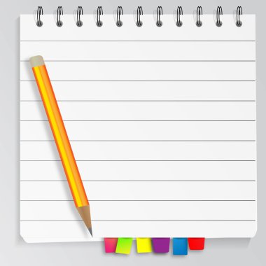 Notepad clipart