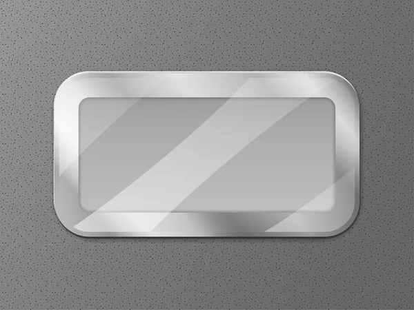 Metal cam etiketi — Stok Vektör