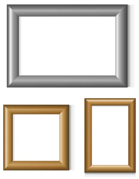 Set of photo frames — Stock Vector