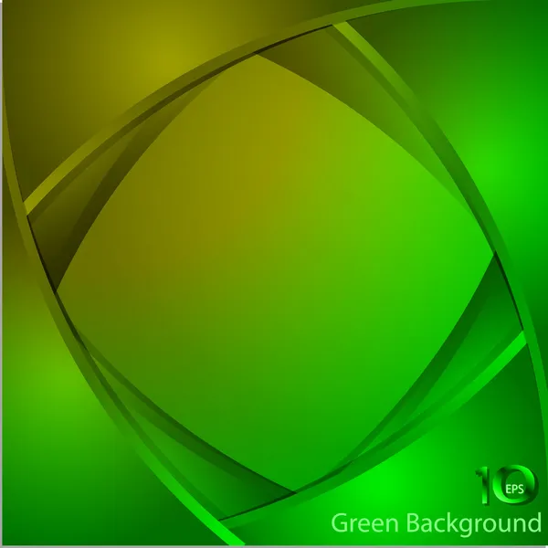Abstrakt grön bakgrund — Stock vektor
