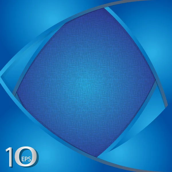 Abstrakter blauer Hintergrund mit Platz für Anzeigentext — Stockvektor