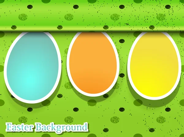 Easter eggs on the holiday background — Wektor stockowy