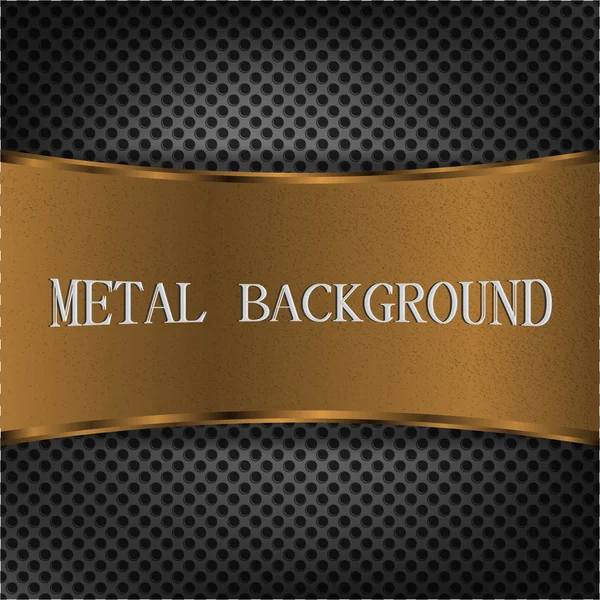 Elegante sfondo superficie metallica — Vettoriale Stock