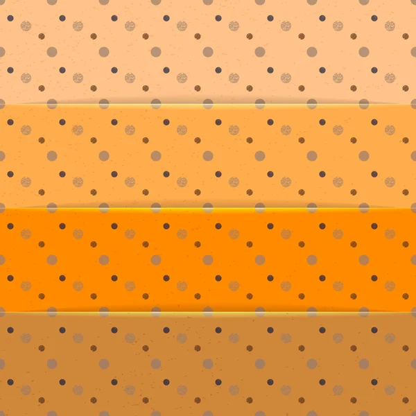 Dot grunge seamless orange background — Stock Vector