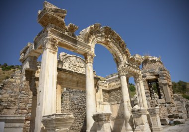 Hadrian temple in Ephesus clipart