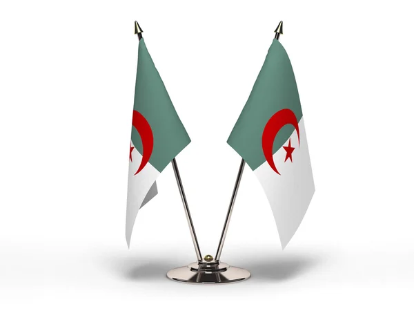 Bandiera in miniatura dell'Algeria (Isolato ) — Foto Stock