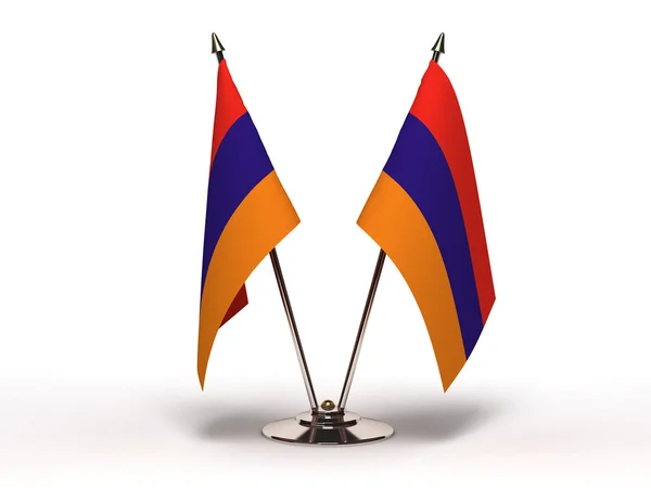 Miniaturfahne von Armenien (isoliert) — Stockfoto