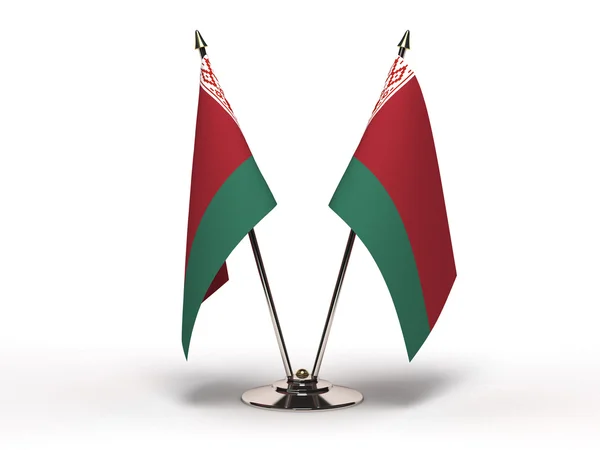 Bandeira miniatura da Bielorrússia (Isolado ) — Fotografia de Stock