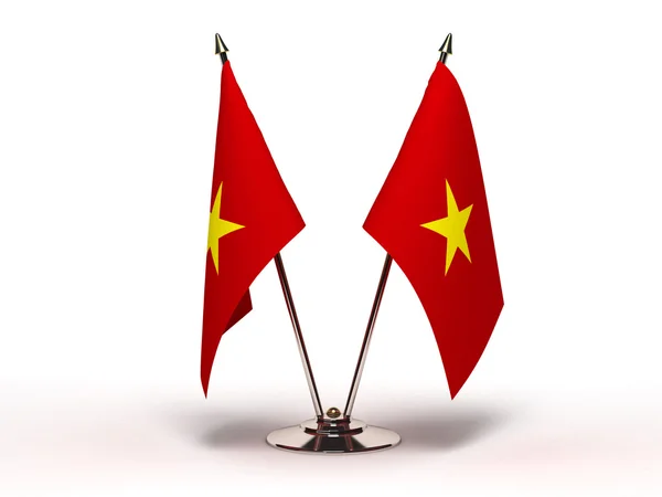 Miniaturní vlajka Vietnamu (izolovaná) — Stock fotografie