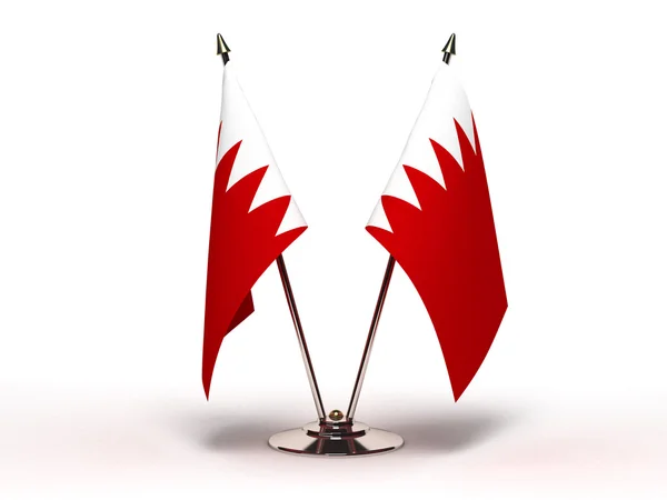 Miniatűr (elszigetelt Bahrein zászlaja) Stock Kép