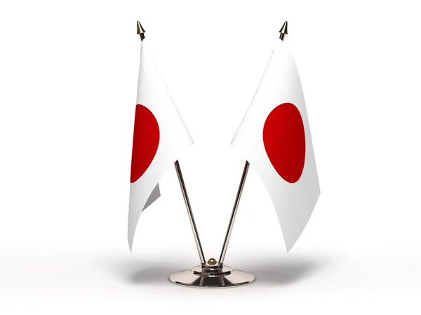 Miniaturní japonská vlajka — Stock fotografie