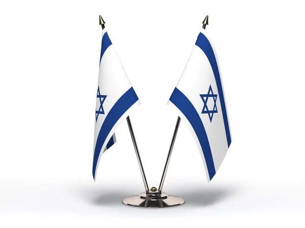 Bandeira em miniatura de Israel Imagens Royalty-Free