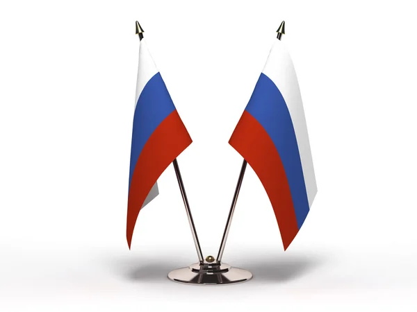 ロシア (分離のミニチュア国旗) — ストック写真