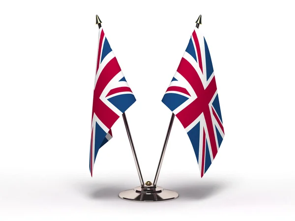 イギリス (分離のミニチュア国旗) — ストック写真