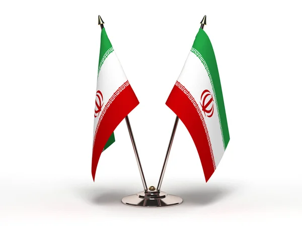 Miniatyr flagga iran — Stockfoto