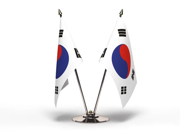 Μινιατούρα σημαία της Νότιας Κορέας — Φωτογραφία Αρχείου