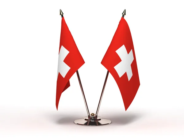スイス連邦共和国のミニチュア フラグ — ストック写真