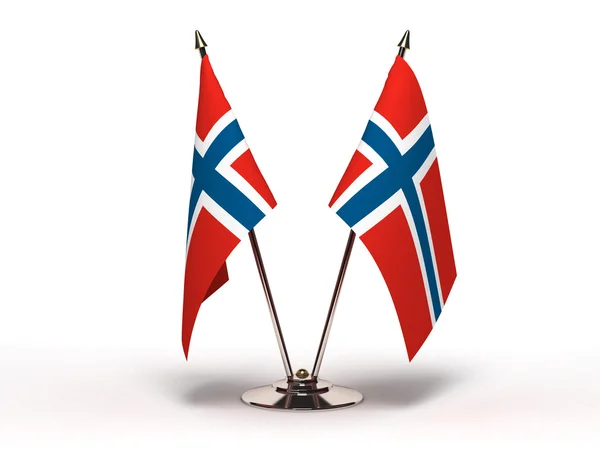 Bandera en Miniatura de Noruega (Aislada ) —  Fotos de Stock