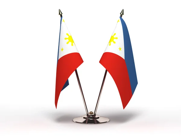 Bandeira em miniatura das Filipinas (isolada ) Fotos De Bancos De Imagens