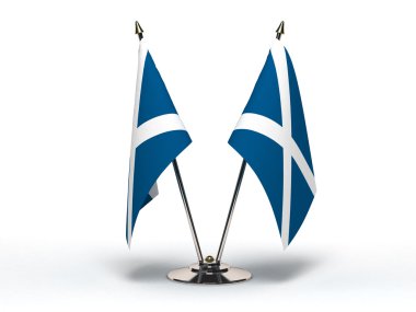 Miniature Flag of Scotland (Isolated) clipart