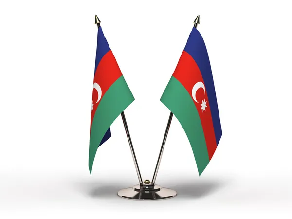 Miniaturní vlajka Ázerbájdžánu (izolovaná) — Stock fotografie