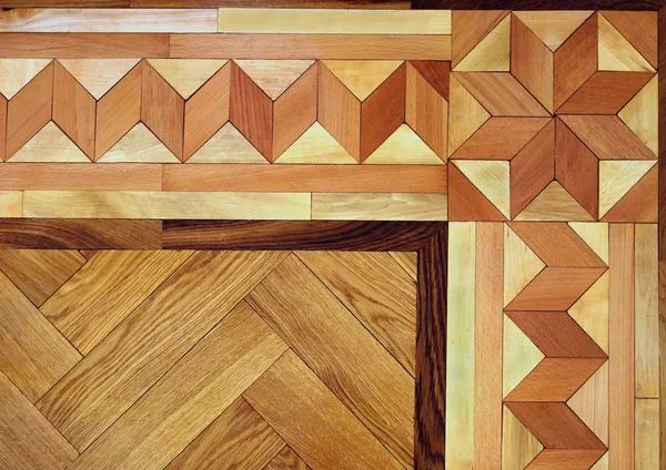 Wooden Parquet Floor Texture Background — Stock Photo, Image