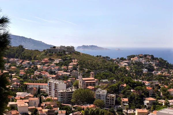 Marseille in Frankrijk / Europa Cityscape — Stockfoto