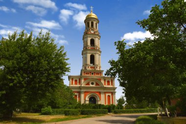 Monastery bell tower. Chitcani. clipart