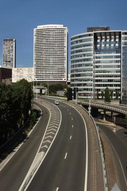 iş merkezleri la defense, paris, Fransa, Batı'nın modern binalar.