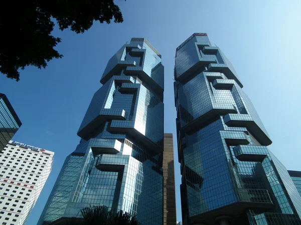 Hong kong skyskrapa — Stockfoto