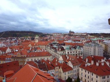 prague City Hill havadan görünümü