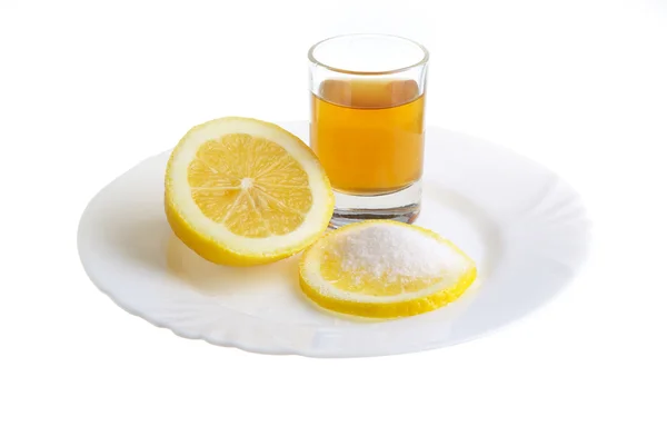 Limon on a plate — Stock Photo, Image